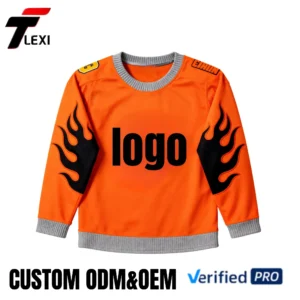 10 Orange Training Jacket with Flame Graphics - Custom ODM/OEM Sportswear with Number 88 | Verified PRO Supplier