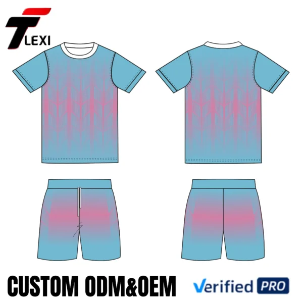 2 OEM Football Kits Customizable - Quick Dry Fabric & Logo Printing - Factory Direct Wholesale