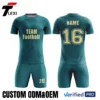 23 Dark Green Sportswear Design - Custom ODM/OEM Team Uniform Schematic | Verified PRO