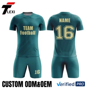 Dark Green Sportswear Design - Custom ODM/OEM Team Uniform Schematic | Verified PRO
