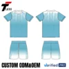 ​ Modern Geometric Pattern Football Kit - Custom Sublimated Jersey & Shorts with Zipper for Teams & Clubs (ODM/OEM)