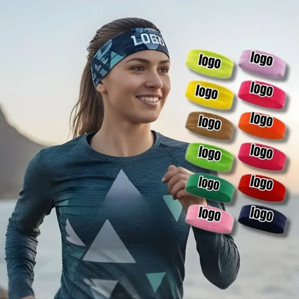 Personalized Athletic Headband - Custom Team Design Breathable Sweatband