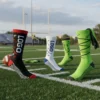 Custom Football Socks with Silicone Grip – Anti-Skid, Breathable, and Comfortable