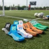 Custom Name & Number Soccer Socks – Anti-Slip Dots, Perfect for Teams