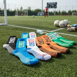 Custom Name & Number Soccer Socks – Anti-Slip Dots, Perfect for Teams