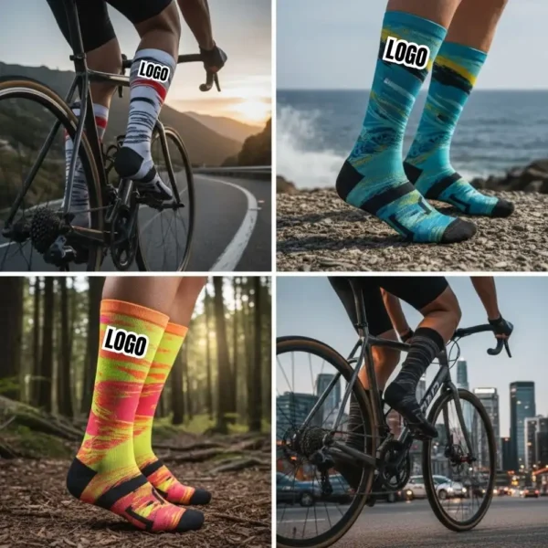 Custom Compression Cycling Socks – Enhanced Support, Personalized