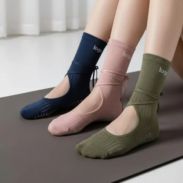 Custom Anti-Skid Yoga Socks – Perfect for Yoga, Pilates, Barre