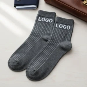 Custom Corporate Socks – Elegant Dress Socks with Company Logo