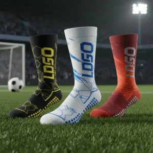 Custom Team Logo Soccer Socks – Superior Grip, Anti-Skid, and Personalized Fit