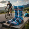 Custom Cycling Crew Socks – Performance Material, Custom Branding