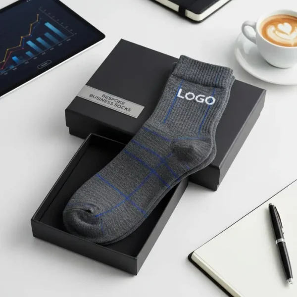 Custom Business Socks – Personalized Crew Socks for Company Branding