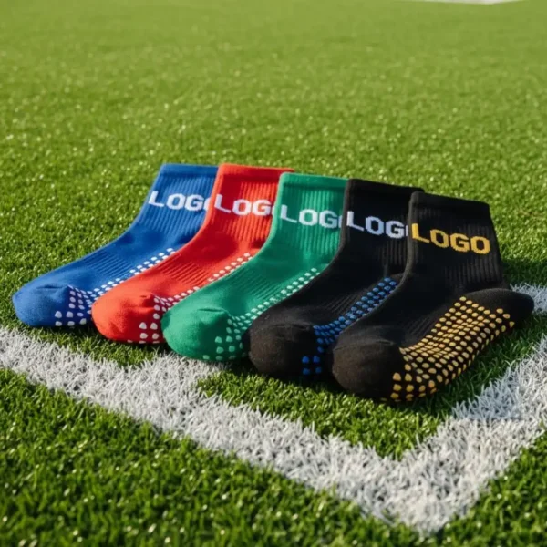 Custom Football Grip Socks – Non-Slip Dots, Professional Quality, Team Branding
