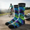 Custom Race Cycling Socks – Lightweight, Fast-Drying, Custom Graphics