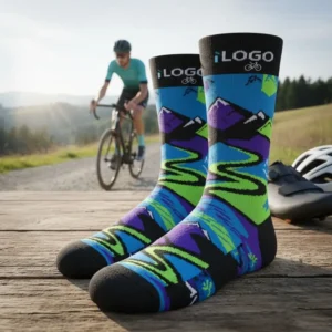 Custom Race Cycling Socks – Lightweight, Fast-Drying, Custom Graphics