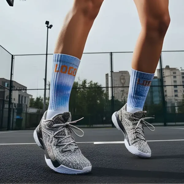 Custom Basketball Socks with Grip – Anti-Slip, Enhanced Performance