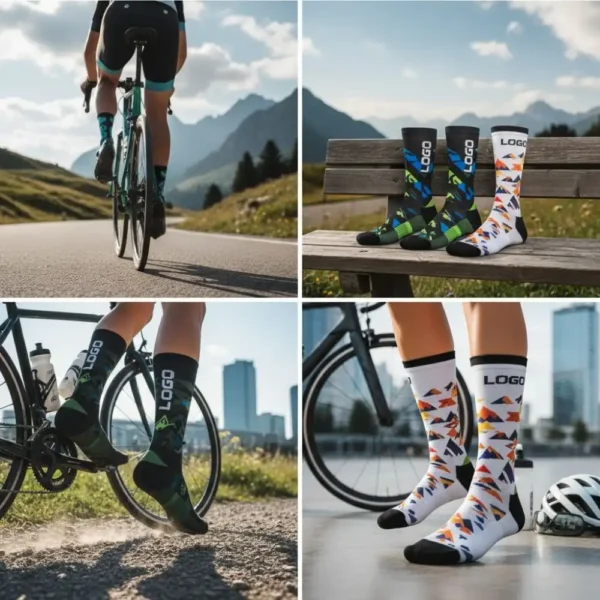 Custom Compression Cycling Socks – Enhanced Support, Personalized
