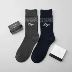 Custom Logo Dress Socks – Professional Business Socks for Teams and Clients