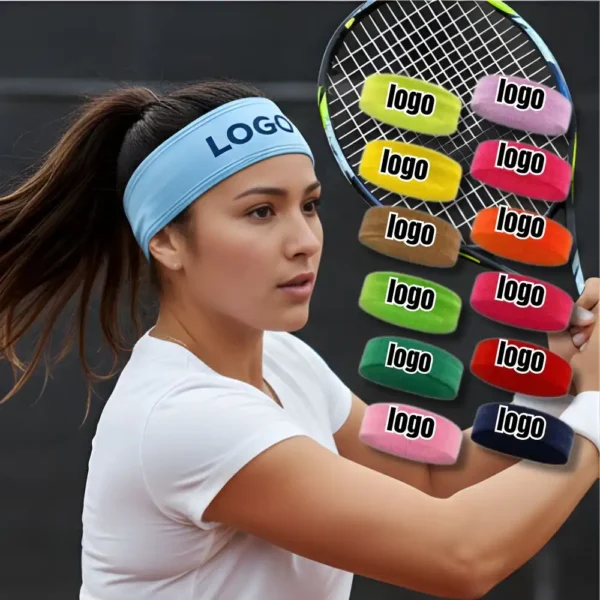 Vibrant Custom Headband - Full-Color Sublimation Print Sports Band