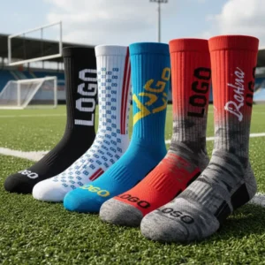 Custom Football Socks with Anti-Skid Dots – Personalized for Team Identity