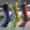 Customizable Compression Socks for Running, Cycling, and Training