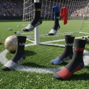 Personalized Team Soccer Socks – Non-Slip, Breathable, and Custom Branding
