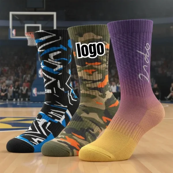 Personalized Basketball Socks – Custom Name, Number & Colors