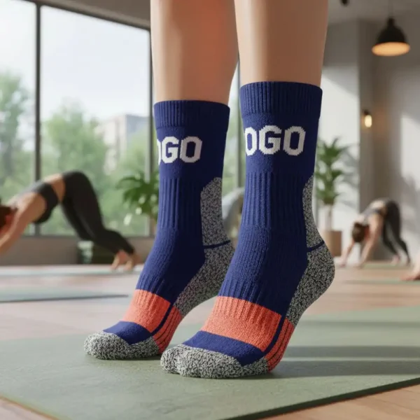Custom Anti-Slip Yoga Socks – Grippy, Breathable, and Branded