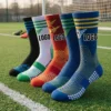 3 Professional Custom Soccer Grip Socks – Enhanced Traction & Comfort for Athletes