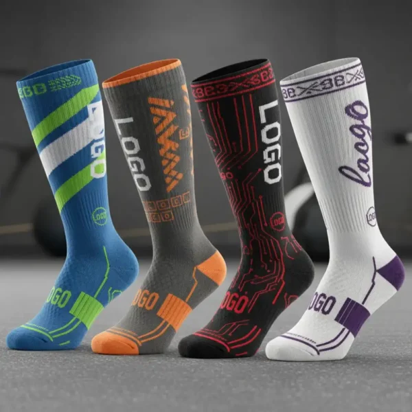 Custom Compression Sports Socks – Personalized Athletic Support Socks