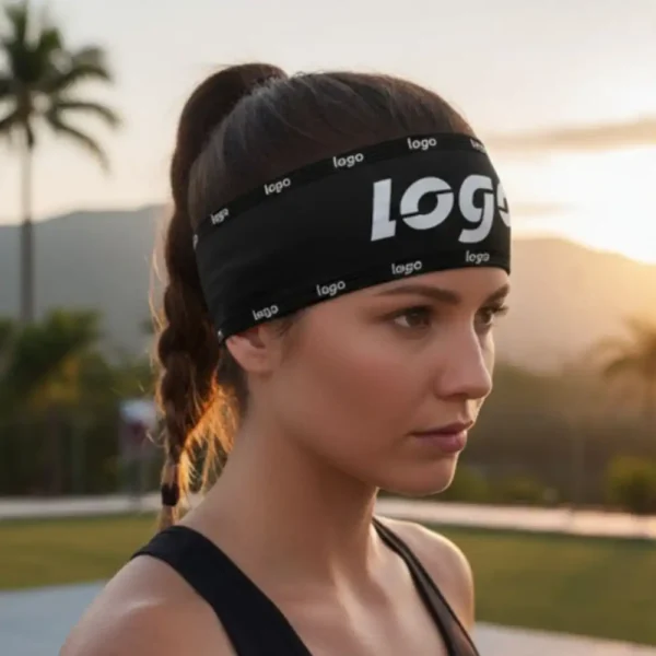 32 Custom Drippy Sports Headband - Vibrant Full-Color Print Moisture-Wicking Band