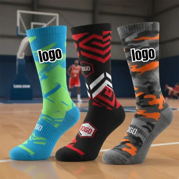 Custom Basketball Socks for College Teams – Branded Athletic Wear