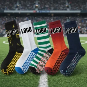 Premium Custom Football Socks with Grip – Anti-Slip Dotted Bottom for Maximum Control