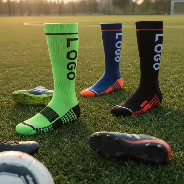 Custom Grip Soccer Socks – Anti-Slip Football Socks with Personalized Logo for Teams