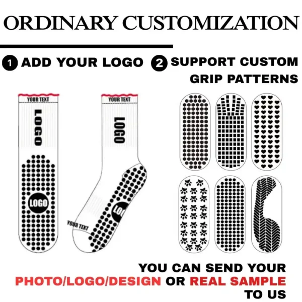 Custom Dotted Grip Socks for Yoga – Personalized for Groups
