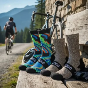 Custom Printed Cycling Socks – Lightweight, Comfortable, and Durable