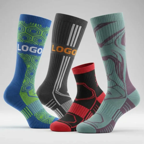 Custom Logo Athletic Compression Socks – For Teams & Individuals