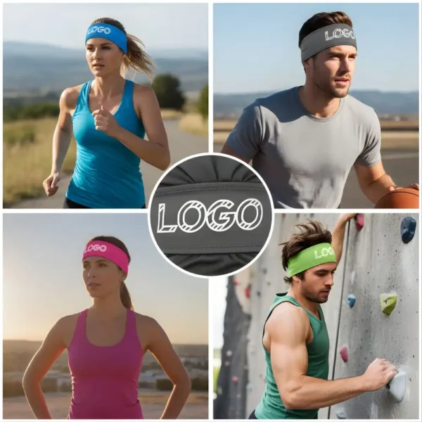 Custom Basketball Headband - Professional Team Design Athletic Sweatband