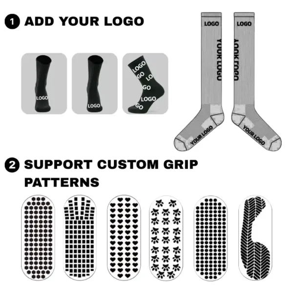 Custom Anti-Slip Soccer Socks – Professional Quality for Training & Matches