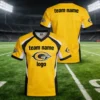 Supreme Custom American Football Jerseys Featuring Detailed Customization: Team Name, Player Numbers, Logo Embroidery, and Color-Matching Kits