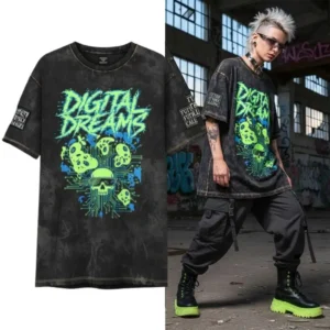 Custom Floral Print Trendy Tee for Boho Women Style