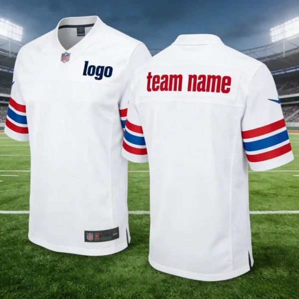Exclusive Personalized American Football Uniforms: Custom Design with Team Logo, Name on Back, Front Numbers, and Durable Polyester Material