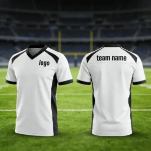 2 Ultimate Custom Football Team Apparel Jersey - Featuring Custom Team Name, Logo, Player Numbers, Embroidered Details, and Worldwide Shipping Options