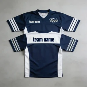 Bespoke Custom American Football Jerseys Featuring Full Customization of Logo Placement, Name Backing, Sleeve Numbers, and High-Definition Prints