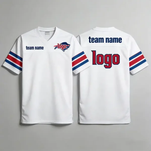 Custom Made American Football Uniform Jersey with Detailed Player Personalization, Team Identity Logo, Number Options, and Pro-Level Quality