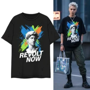 Custom Oversized Hoodie Style Tee for Cozy Streetwear