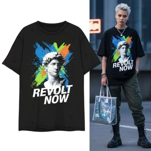 Custom Oversized Hoodie Style Tee for Cozy Streetwear