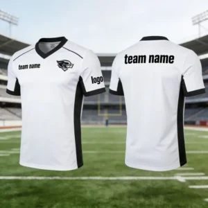 Versatile Custom Football Team Jerseys with Full Personalization Options - Logos, Names, Numbers, Sleeve Prints, and Durable Game-Ready Fabrics