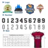 Athlete-Approved Custom Football Jersey with Personalized Touches - Logo Placement, Name Printing, Number Styles, and High-Impact Designs