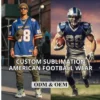 Athlete-Approved Custom Football Jersey with Personalized Touches - Logo Placement, Name Printing, Number Styles, and High-Impact Designs