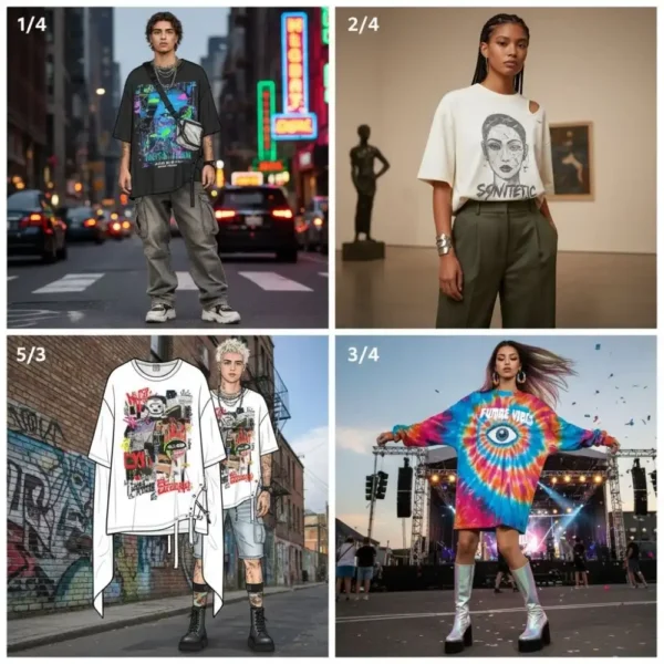 Custom Floral Print Trendy Tee for Boho Women Style